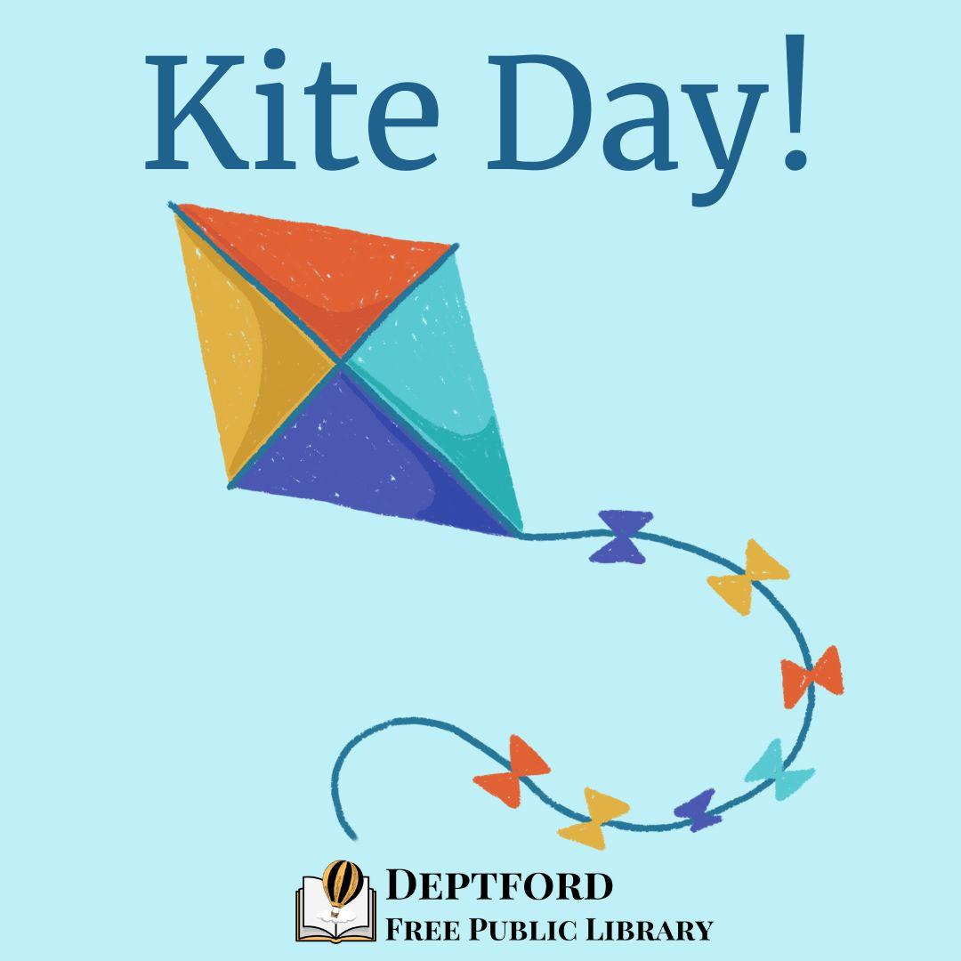The text reads Kite Day over a drawing of a kite.